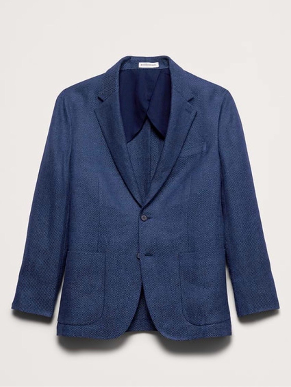 Men’s Banana Republic Navy linen 💯 Textured Sport Coat